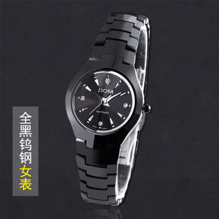 HK DOM Luxury Tungsten Steel Wrist Watch