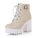 ESVEVA Lace-Up Sexy Women Boots