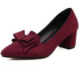 Square Bow Heels