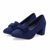 Square Bow Heels