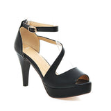 Meotina Gladiator Sandals Open Toe