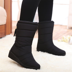 Winter Mid-Calf Down Boots