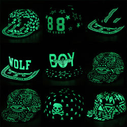 iMucci Graffiti Fluorescent Light Baseball Cap