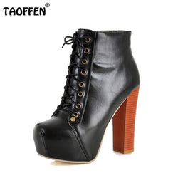 Women Ankle Boots High Heel