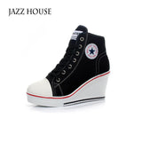 Canvas High Heel
