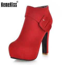 High Heel Short Ankle Boots