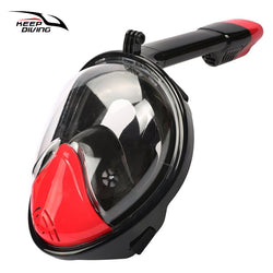 KEEE DIVING Anti Fog Full Face Snorkeling Mask