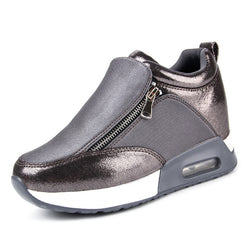Women Shoes New 2016 Autumn Winter Leather Shoes Woman Breathable Casual Shoes Korean Fashion 3 Color Zapatos Mujer Size 35-40