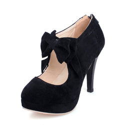 Platform Bow High Heels