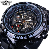 Winner Sport Design Bezel Golden Watch