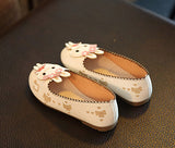 Cat Rabbit Pu Leather Flats Shoes