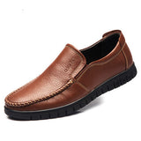 Handmade Genuine Leather Loafers Slip On Shoe
