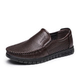Handmade Genuine Leather Loafers Slip On Shoe