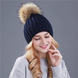 Xthree Mink And Fox Fur Ball Cap