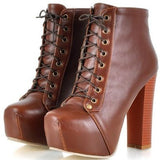 Women Ankle Boots High Heel