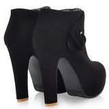 High Heel Short Ankle Boots