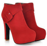High Heel Short Ankle Boots