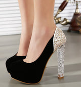 High Heels Crystal Shoes