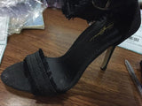 BaiBeiQi Denim High-Heeled Sandals
