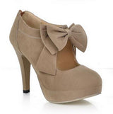 Platform Bow High Heels