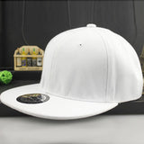 Adjustable Men Baseball Cap Solid Hip-Hop Snapback Flat Hat Visor