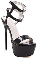 Superstar Ankle Strap Extreme High Heels