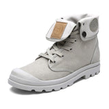 KLYWOO High Top Lace-Up Casual Ankle Boots
