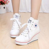 Canvas High Heel