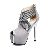 Stiletto sexy metal women High Heels