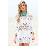 Saida De Praia Openwork  Cover Up Sexy Swimsuit