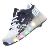 Jazzy Junior Girls/Boys LED Light  Roller Skate Shoes