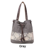 Bucket Bag Drawstring Shoulder Bag