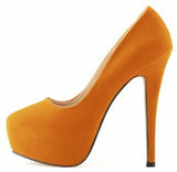 Round Toe High Heels