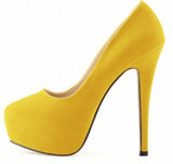 Round Toe High Heels
