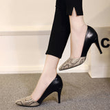 Snake Grain Elegance Shoes