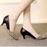 Snake Grain Elegance Shoes