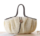 Pillow Straw Summer Beach Bag