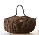 Pillow Straw Summer Beach Bag
