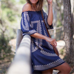 Beach Cover up Embroidery Vintage  Ladies Tunics