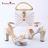 High Heel Sapato Feminino Italian Shoe With Matching Bag