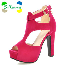 S.Romance Women High Heel Sandals