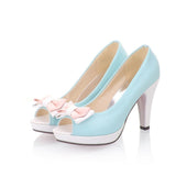 REAVE CAT High Heels Pumps Open Toe