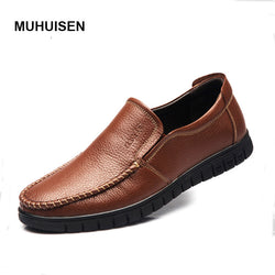 Handmade Genuine Leather Loafers Slip On Shoe