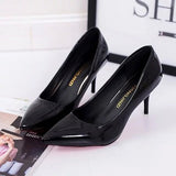Pointed Woman High Heeled