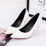Pointed Woman High Heeled