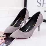 Pointed Woman High Heeled
