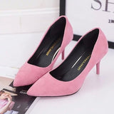 Pointed Woman High Heeled