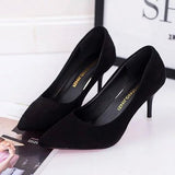 Pointed Woman High Heeled