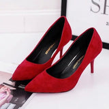 Pointed Woman High Heeled