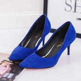 Pointed Woman High Heeled